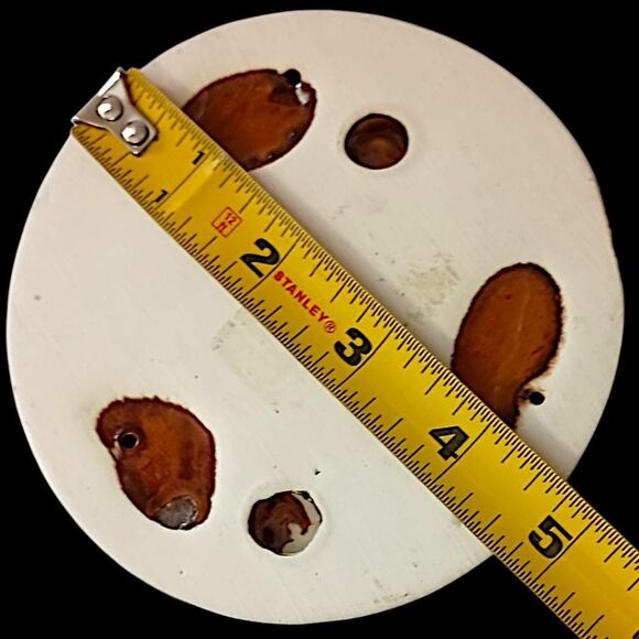 Cardinal Ceramic Candle Holder Trio Circle Tea Light Votive Christmas Winter - Picture 3 of 16